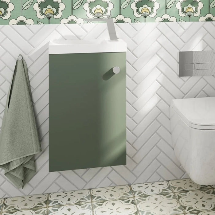 Crosswater Alo 1 Door Wall Hung Vanity Unit With Basin