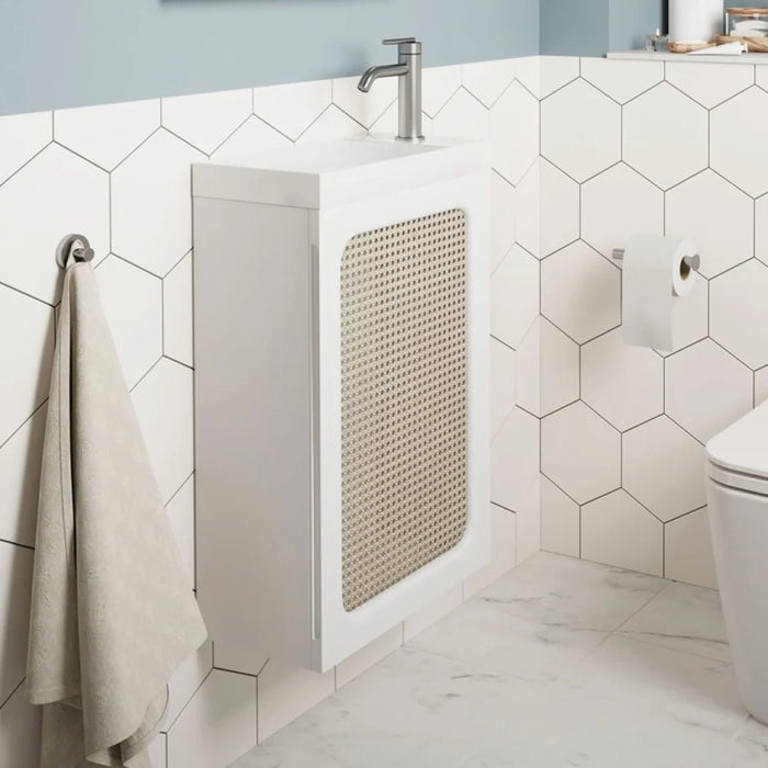 Crosswater Alo 1 Door Wall Hung Vanity Unit With Basin