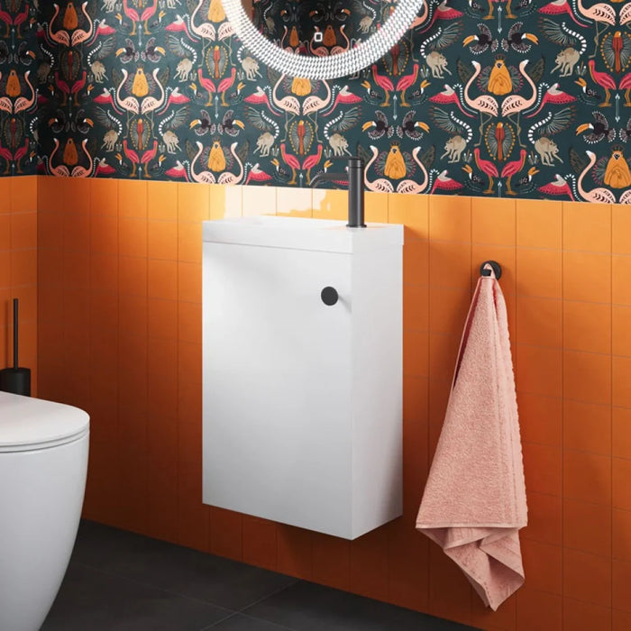 Crosswater Alo 1 Door Wall Hung Vanity Unit With Basin