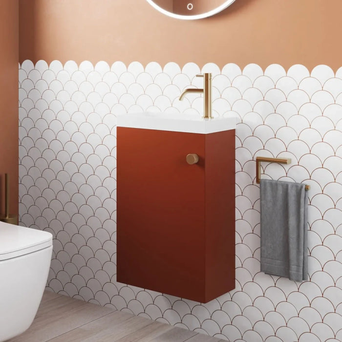 Crosswater Alo 1 Door Wall Hung Vanity Unit With Basin