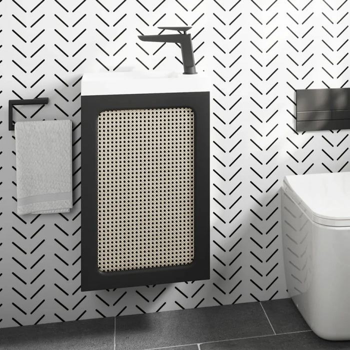 Crosswater Alo 1 Door Wall Hung Vanity Unit With Basin
