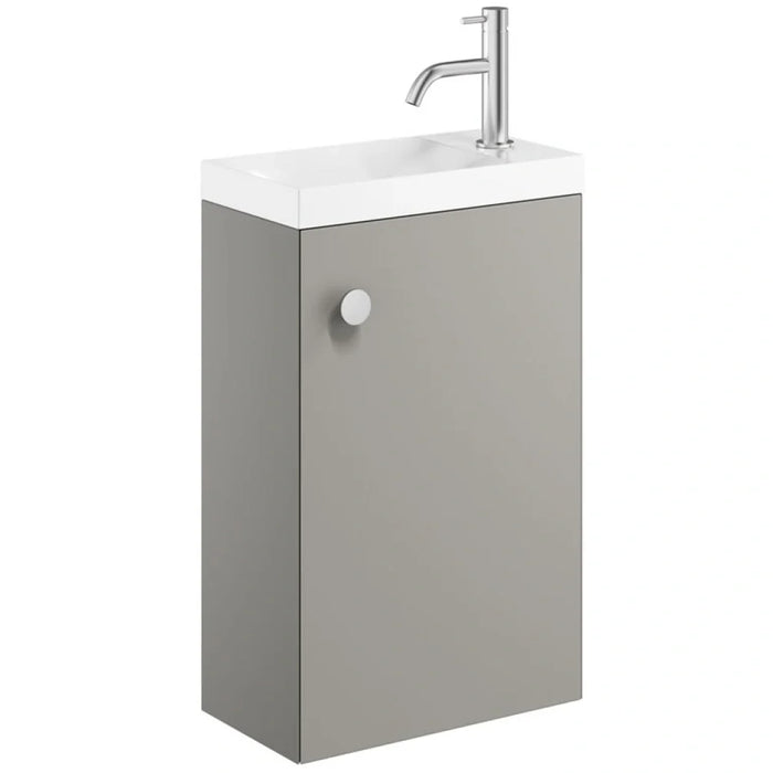 Crosswater Alo 1 Door Wall Hung Vanity Unit With Basin