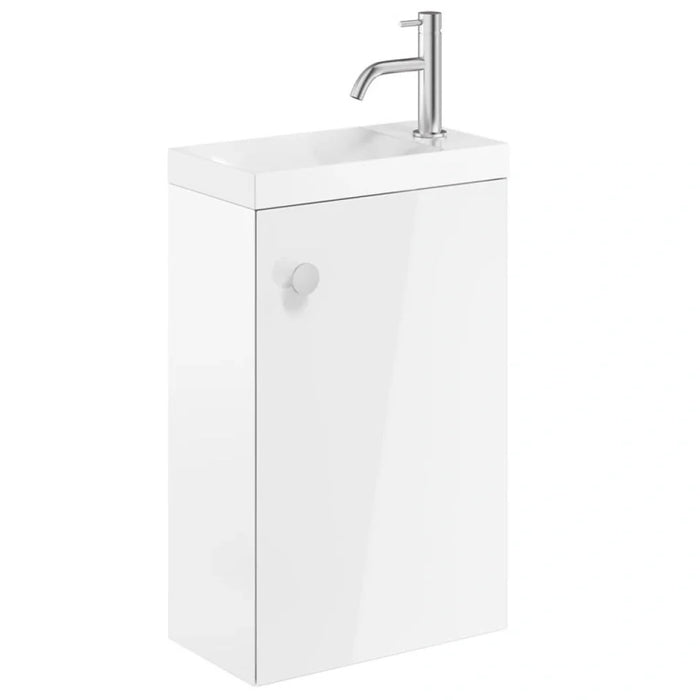 Crosswater Alo 1 Door Wall Hung Vanity Unit With Basin