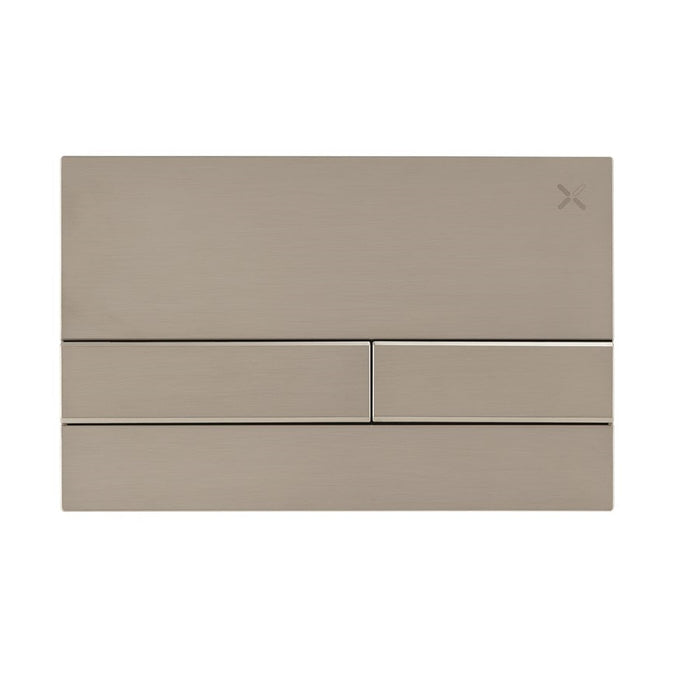 Crosswater Arena Flush Plate - Brushed Stainless Steel