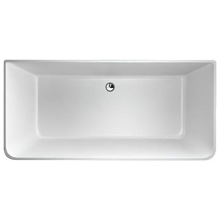 Crosswater Artist Back To Wall Double Ended Bath - 1524mm x