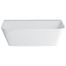 Crosswater Artist Back To Wall Double Ended Bath - 1524mm x
