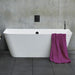 Crosswater Artist Back To Wall Double Ended Bath - 1524mm x