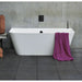 Crosswater Artist Grande Back To Wall Double Ended Bath