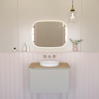 Crosswater Artist Illuminated Mirror - Clear - Illuminated