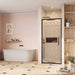 Crosswater Asura 8mm Recessed Infold Shower Door - Matt