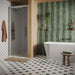 Crosswater Asura 8mm Recessed Infold Shower Door - Polished