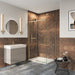 Crosswater Asura 8mm Sliding Shower Door With Side Panel