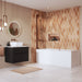 Crosswater Asura Hinged Bath Screen - 8mm Glass - 900mm