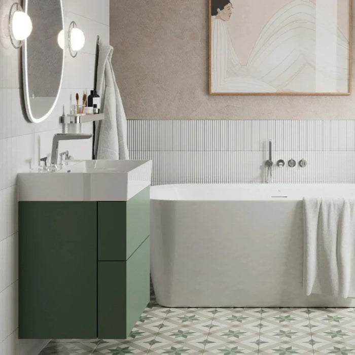 Crosswater Avenue 2 Drawer Wall Hung Vanity Unit With Basin