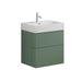 Crosswater Avenue 2 Drawer Wall Hung Vanity Unit With Basin