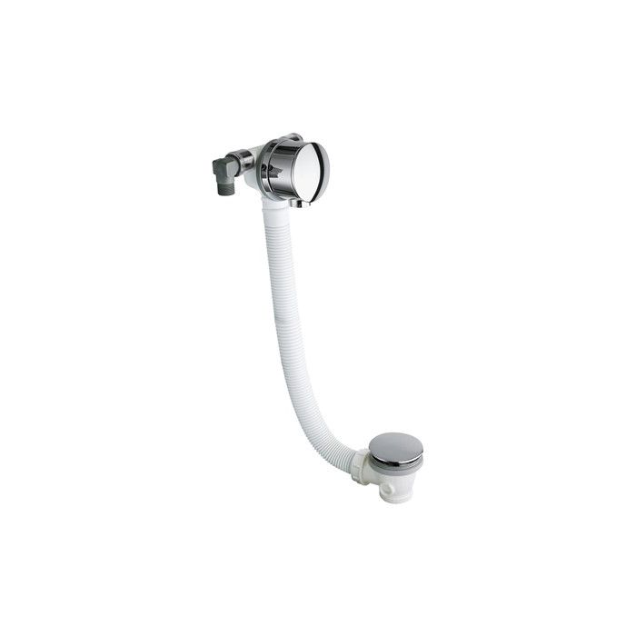 Crosswater Bath Filler With Extended Click Clack Waste 50mm