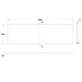 Crosswater Bath Front Panel - White - Bath Panels