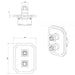 Crosswater Belgravia 2 Crosshead Handle Trimset for 3 Way