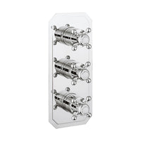 Crosswater Belgravia 2 Outlet 3 Handle Thermostatic