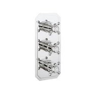 Crosswater Belgravia 3 Outlet 3 Handle Thermostatic