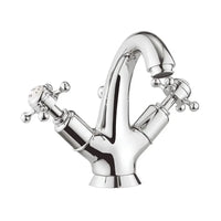 Crosswater Belgravia Crosshead Highneck Basin Mixer With Pop