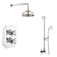 Crosswater Belgravia Dual Outlet Shower Set with Rain Head 