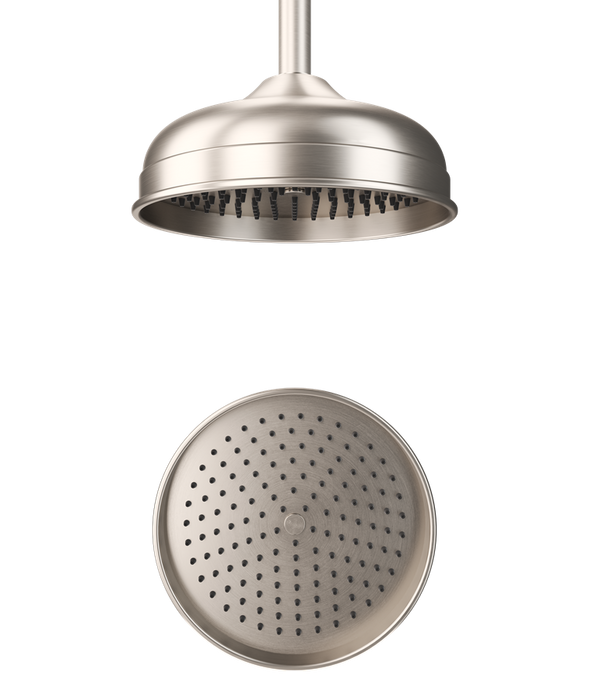 Crosswater Belgravia Easy Clean Fixed Shower Head - Brushed