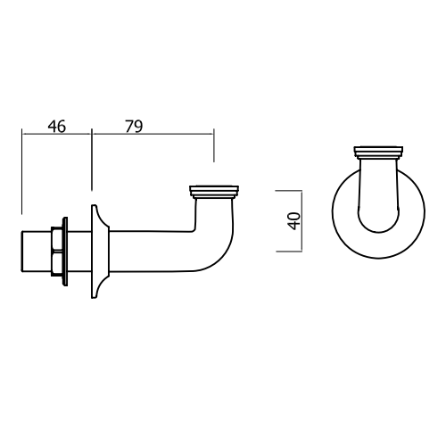 Crosswater Belgravia Lever Bath Filler