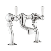 Crosswater Belgravia Lever Bath Filler - Chrome / Deck 