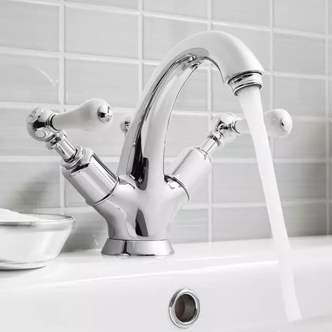 Crosswater Belgravia Lever Highneck Basin Mixer With Pop Up