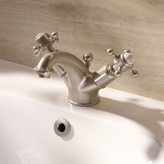 Crosswater Belgravia Luxury Crosshead Deck Mounted Mono Basin Mixer Tap