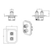 Crosswater Belgravia Multi-Flow 2 Outlet Thermostatic