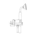 Crosswater Belgravia Shower Handset With Wall Outlet