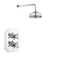 Crosswater Belgravia Single Outlet Shower Set with Rain Head