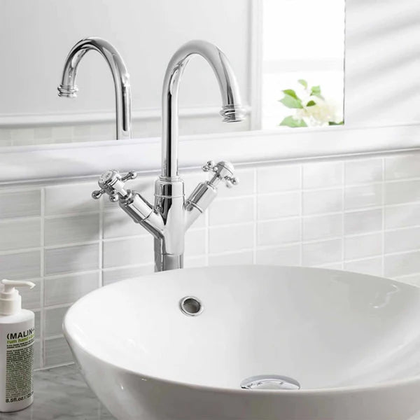 Crosswater Belgravia Deck Mounted Tall Basin Mixer Tap