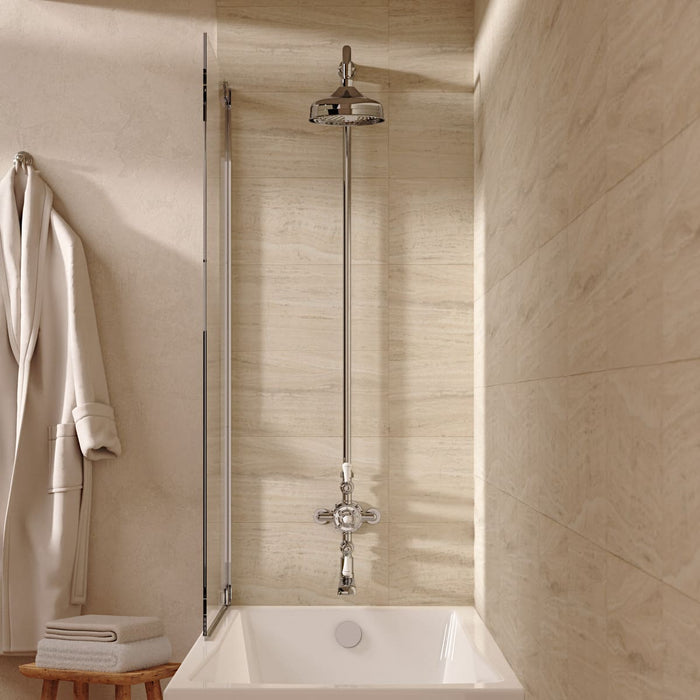 Crosswater Belgravia Thermostatic 1 Outlet Exposed Shower Set - Chrome