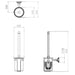 Crosswater Belgravia Toilet Brush Holder - Chrome - Toilet