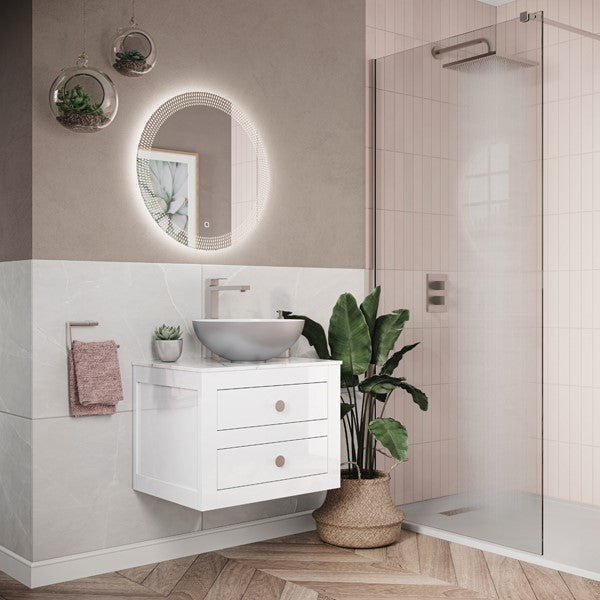 Crosswater Canvass LED Backlit Illuminated Mirror