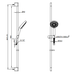 Crosswater Central Shower Kit With Five Spray Pattern