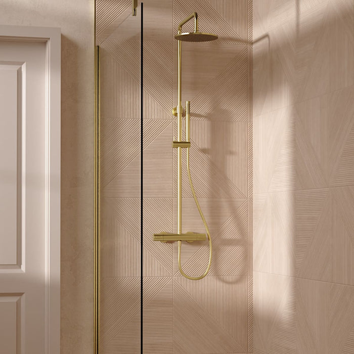 Crosswater Central Thermostatic Exposed Shower Valve With Shower Kit