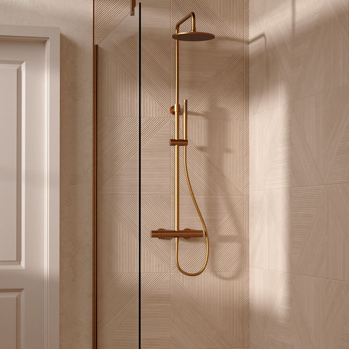 Crosswater Central Thermostatic Exposed Shower Valve With Shower Kit