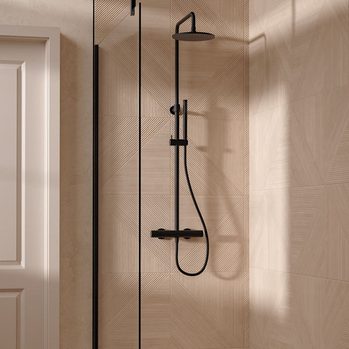 Crosswater Central Thermostatic Exposed Shower Valve With Shower Kit