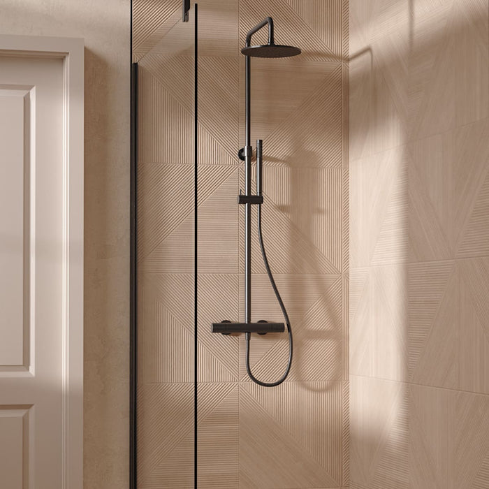 Crosswater Central Thermostatic Exposed Shower Valve With Shower Kit