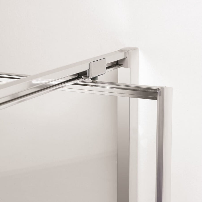 Crosswater Clear 6 Recessed Pivot Shower Door - Pivot