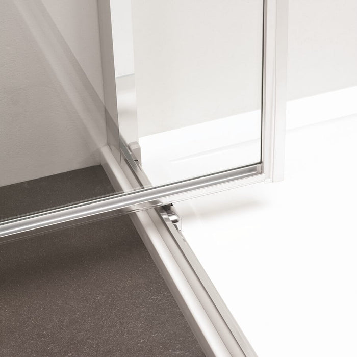 Crosswater Clear 6 Recessed Pivot Shower Door - Pivot