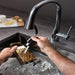 Crosswater Cook Side Lever Kitchen Mixer Tap With Concealed