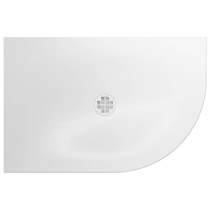 Crosswater Creo Offset Quadrant Shower Tray - White