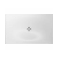 Crosswater Creo Rectangular Shower Tray - White - 1200mm x