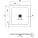 Crosswater Creo Square Shower Tray - White - Square Shower