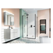 Crosswater DESIGN 8 Hinged Door with Inline Panel & Side